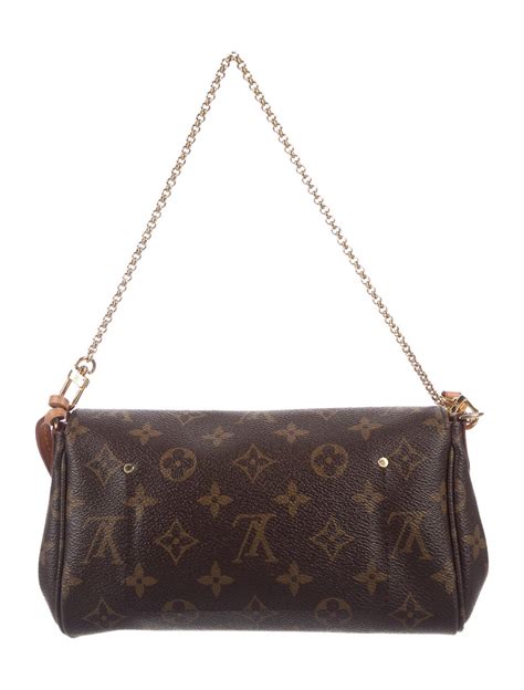 louis vuitton favorite mm with monogram strap|Louis Vuitton bandouliere shoulder strap.